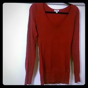 Red Sweater Top
